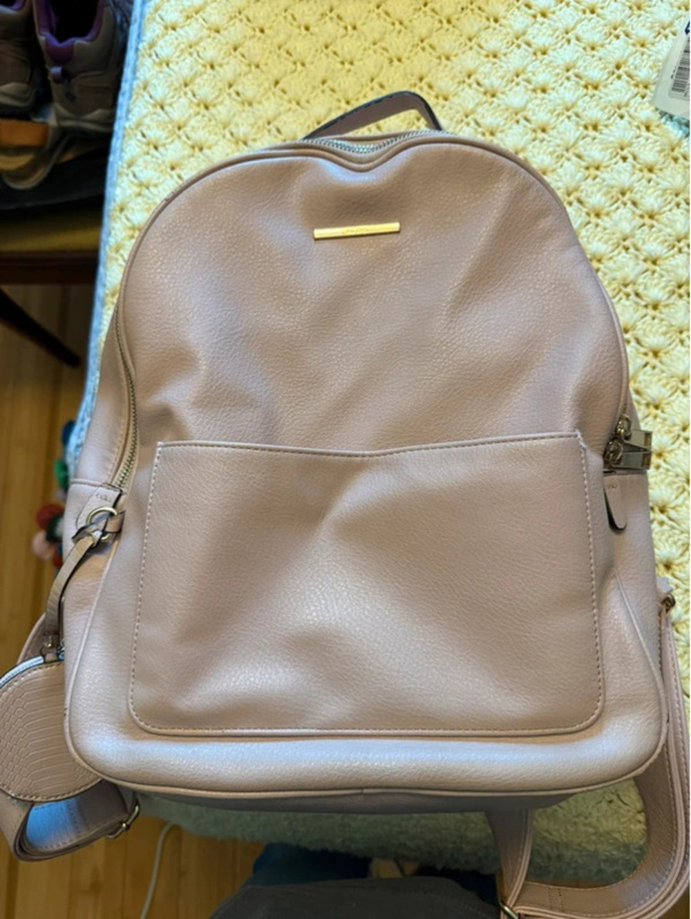 Pink Aldo backpack
